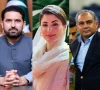 khyber pakhtunkhwa chief minister sohail afridi l punjab chief minister maryam nawaz c interior minister mohsin naqvi r