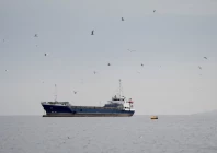 a vessel at the strait of hormuz off the coast of oman s musandam province april 12 2026 photo reuters a vessel at the strait of hormuz off the coast of oman s musandam province april 12 2026 photo reuters