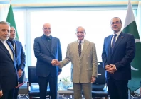 prime minister shehbaz sharif alongside the iranian delegation in b rgenstock switzerland for us iran technical talks photo shehbaz sharif x