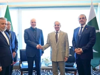 prime minister shehbaz sharif alongside the iranian delegation in b rgenstock switzerland for us iran technical talks photo shehbaz sharif x