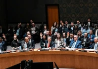 us ambassador to united nations michael waltz and other ambassadors vote on favor for a resolution during a meeting of the united nations security council to consider a us proposal for a un mandate to establish an international stabilization force in gaza at un headquarters in new york city us november 17 2025 us ambassador to united nations michael waltz and other ambassadors vote on favor for a resolution during a meeting of the united nations security council to consider a us proposal for a un mandate to establish an international stabilization force in gaza at un headquarters in new york city us november 17 2025