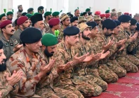 chief of defence forces field marshal asim munir spends eidul azha with troops deployed along the western frontiers in zhob balochistan photo ispr