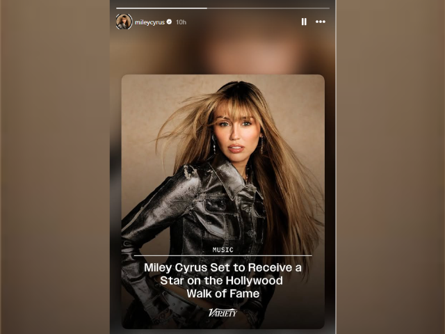 Screengrab from Miley Cyrus Instagram