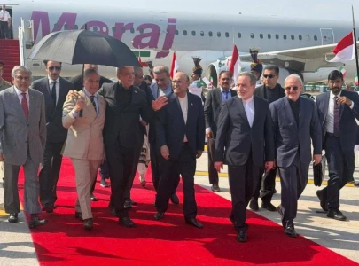 iranian president masoud pezeshkian arrives in islamabad on official visit iranian president masoud pezeshkian arrives in islamabad on official visit