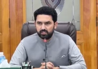 khyber pakhtunkhwa chief minister sohail afridi addresses a provincial cabinet meeting in peshawar on wednesday screengrab