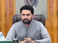 khyber pakhtunkhwa chief minister sohail afridi addresses a provincial cabinet meeting in peshawar on wednesday screengrab