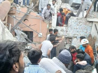 rescue operations being conducted after a gas cylinder explosion occurres in islamabad s g 7 2 sector photo express