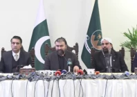 balochistan chief minister sarfraz bugti speaking at a press conference photo screengrab ptv