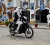 mehwish qureshi 33 an advocate rides on her electric motorcycle in hyderabad pakistan april 2 2026 photo reuters