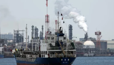 a small tanker sails near an oil refinery in the keihin industrial zone in kawasaki south of tokyo japan march 17 2026 photo reuters a small tanker sails near an oil refinery in the keihin industrial zone in kawasaki south of tokyo japan march 17 2026 photo reuters