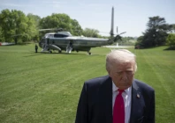 us president donald trump walking away from a helicopter photo anadolu agency