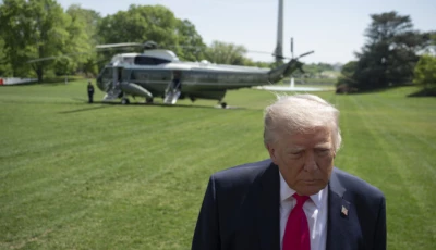 us president donald trump walking away from a helicopter photo anadolu agency