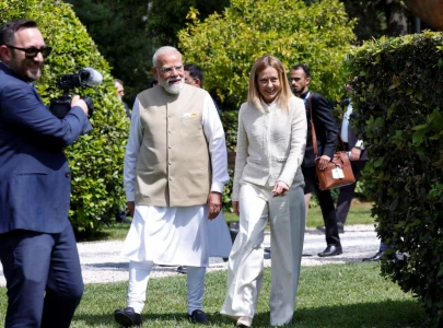 toffees and selfies melodi duo steal spotlight at italy india talks toffees and selfies melodi duo steal spotlight at italy india talks