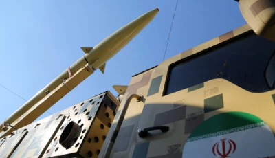 an iranian missile launcher photo anadolu agency