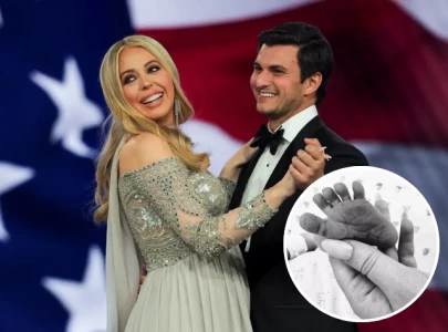 tiffany trump welcomes first child alexander trump boulos with husband michael boulos