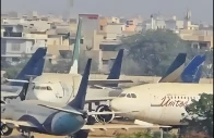 defunct aircraft clog jinnah airport junkyard