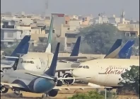 defunct aircraft clog jinnah airport junkyard