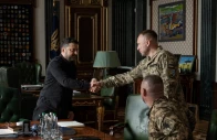 ukraine s president volodymyr zelenskiy meets with major general mykhailo drapatyi amid russia s attack on ukraine in kyiv ukraine july 20 2026 photo ukrainian presidential press service via reuters