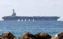 us aircraft carrier arrives in latin america us aircraft carrier arrives in latin america