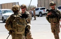 us soldiers are seen during a handover ceremony of taji military base from us led coalition troops to iraqi security forces in the base north of baghdad iraq august 23 2020 photo reuters