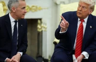 us president donald trump meets with canadian prime minister mark carney in the oval office at the white house in washington dc us may 6 2025 reuters