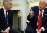 us president donald trump meets with canadian prime minister mark carney in the oval office at the white house in washington dc us may 6 2025 reuters