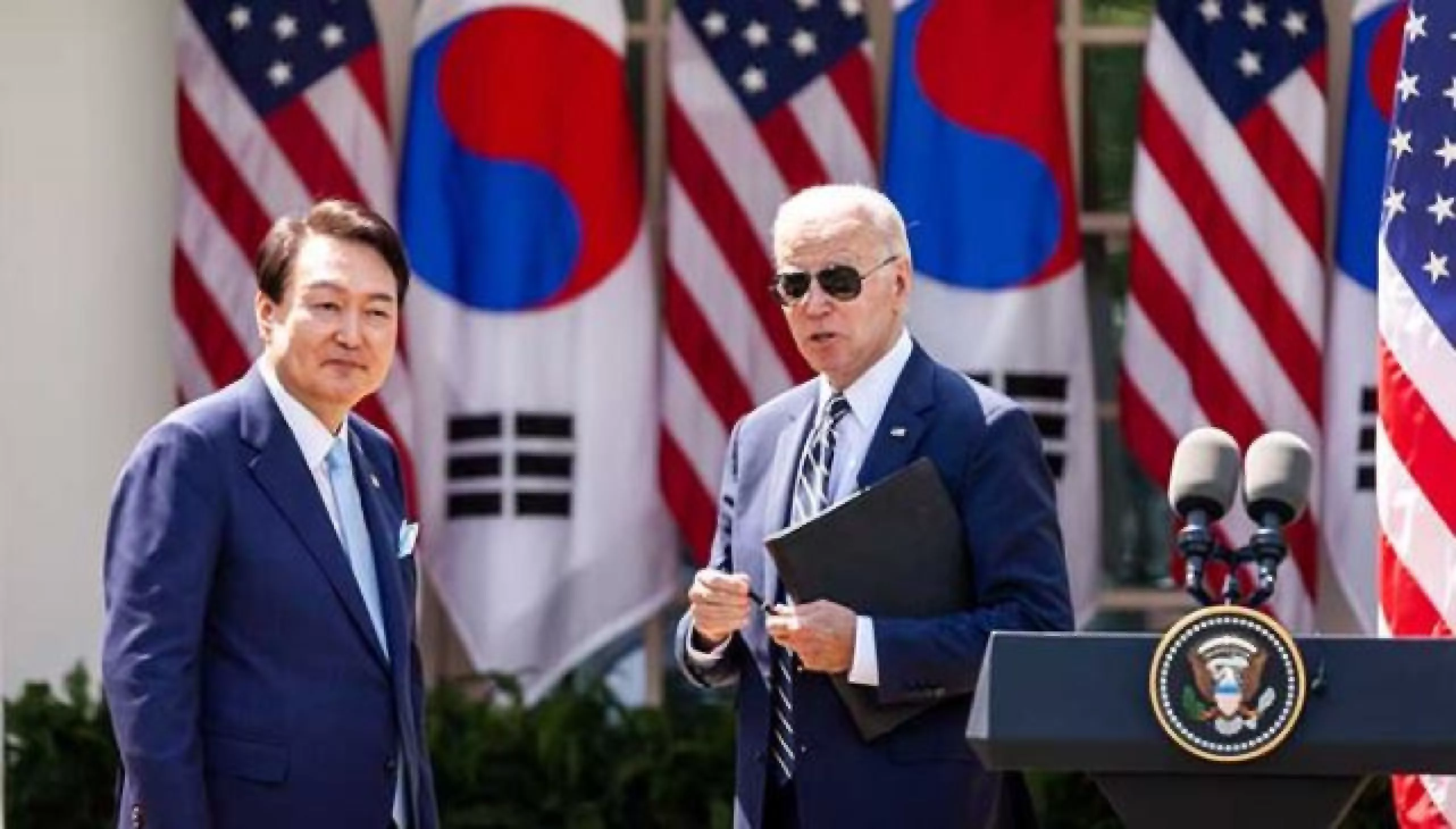 joint press conference by president joe biden and south korean president yoon suk yeol at the white house photo reuters joint press conference by president joe biden and south korean president yoon suk yeol at the white house photo reuters
