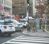 national guard soldiers gather near a crime scene after a shooting in downtown washington dc photo afp