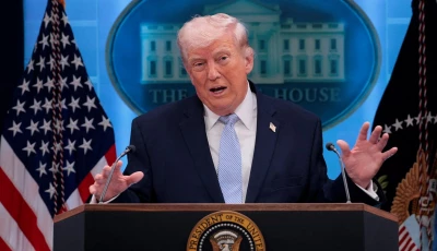 us president donald trump holds a press conference in the james s brady press briefing room at the white house in washington dc on april 6 photo reuters