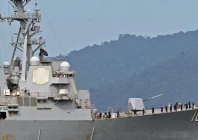 the uss gravely arrived in trinidad and tobago on sunday for joint exercises near the coast of venezuela photo afp