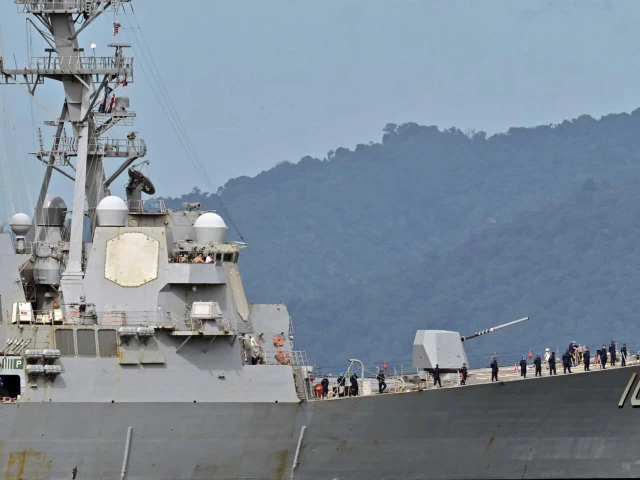 the uss gravely arrived in trinidad and tobago on sunday for joint exercises near the coast of venezuela photo afp the uss gravely arrived in trinidad and tobago on sunday for joint exercises near the coast of venezuela photo afp