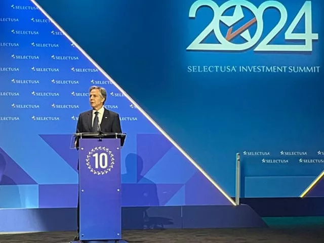 us secretary of state antony blinken during the 2024 selectusa investment summit in june 2024 photo us embassy singapore us secretary of state antony blinken during the 2024 selectusa investment summit in june 2024 photo us embassy singapore
