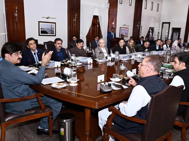 sindh chief minister syed murad ali shah chairs the 48th meeting of the ppp policy board at the cm house on friday october 10 2025 photo app sindh chief minister syed murad ali shah chairs the 48th meeting of the ppp policy board at the cm house on friday october 10 2025 photo app