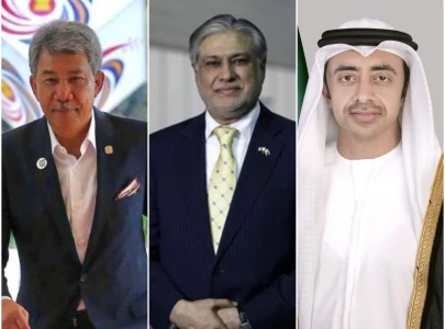 fm dar holds talks with uae malaysian counterparts on regional stability peace
