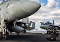 operation epic fury has seen the biggest build up of us forces in the middle east in a generation photo afp via us navy