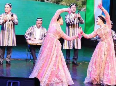 uzbek troupe charms audience