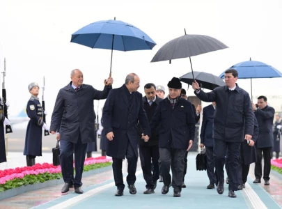 after azerbaijan pm arrives in uzbekistan on official visit