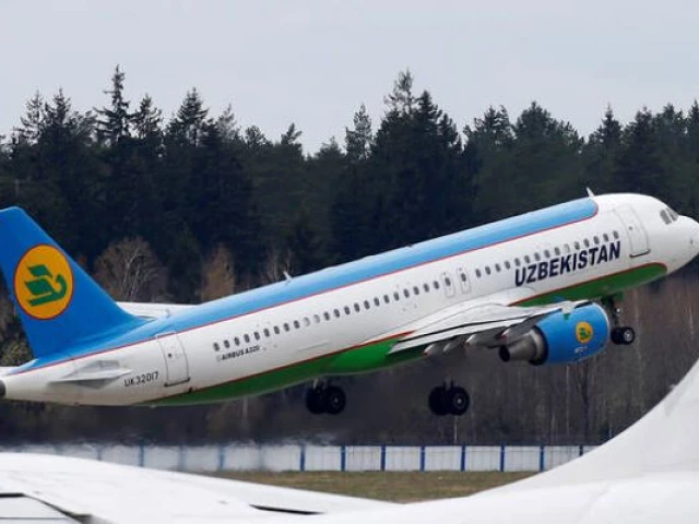 an airbus a320 200 plane of national air company uzbekistan airways takes off at the national airport minsk belarus on april 19 2018 photo reuters an airbus a320 200 plane of national air company uzbekistan airways takes off at the national airport minsk belarus on april 19 2018 photo reuters