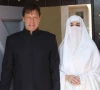 former pti chairman imran khan with his wife bushra bibi photo file