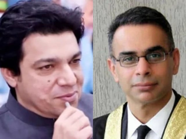 senator faisal vawda l and islamabad high court justice babar sattar r photo file senator faisal vawda l and islamabad high court justice babar sattar r photo file