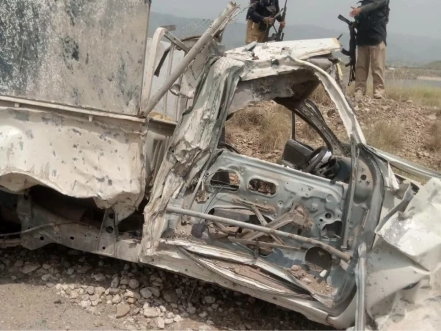 Driver martyred, six injured in IED attack on police van in K-P's Karak