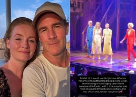 dawson s creek reunion james van der beek s wife reacts after missing event due to illness dawson s creek reunion james van der beek s wife reacts after missing event due to illness