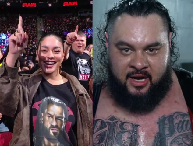 bloodline member bronson reed responds to vanessa hudgens after she supports roman reigns on wwe raw bloodline member bronson reed responds to vanessa hudgens after she supports roman reigns on wwe raw