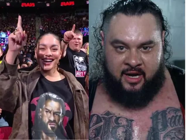 bloodline member bronson reed responds to vanessa hudgens after she supports roman reigns on wwe raw bloodline member bronson reed responds to vanessa hudgens after she supports roman reigns on wwe raw