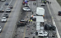 at least five dead eleven injured in texas multi vehicle crash