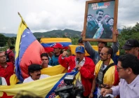 supporters of colombian president gustavo petro attend a rally called by the government to defend national sovereignty following statements by us president donald trump suggesting a possible military intervention in colombia days after the u s struck venezuela and captured its president nicolas maduro and his wife cilia flores in cucuta colombia january 7 2026 photo reuters