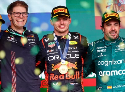 verstappen wins again as alonso snatches third on the line