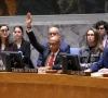 us alternate ambassador to the un robert wood raises his hand to veto a resolution calling for a ceasefire in gaza at un headquarters in new york city on 20 november 2024 photo afp