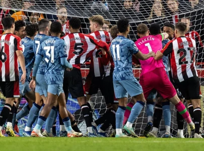 brentford and villa charged over flare up brentford and villa charged over flare up