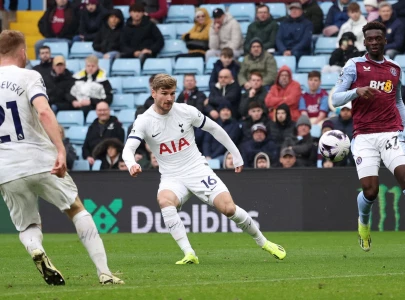 tottenham villa in top four chase tottenham villa in top four chase